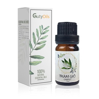 Tinh dầu tràm gió nguyên chất Guty Oils giúp giữ ấm cơ thể, làm sạch không khí, đuổi muỗi và chăm sóc da - Lọ 10ml