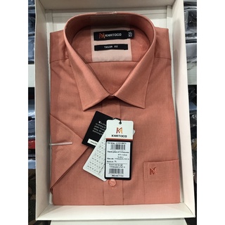 Sale 50% sơ mi ngắn tay Khatoco phom tailor fit