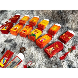 Set 10 bao lì xì Phật giáo cao cấp, dày dặn, có cán ni lông bề mặt - HÀNG ĐỘC QUYỀN
