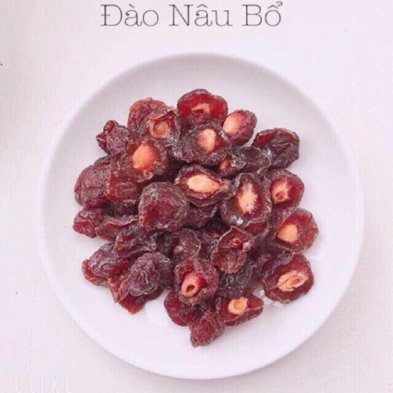 Hộp ômai đào nâu bổ đôi 500gr