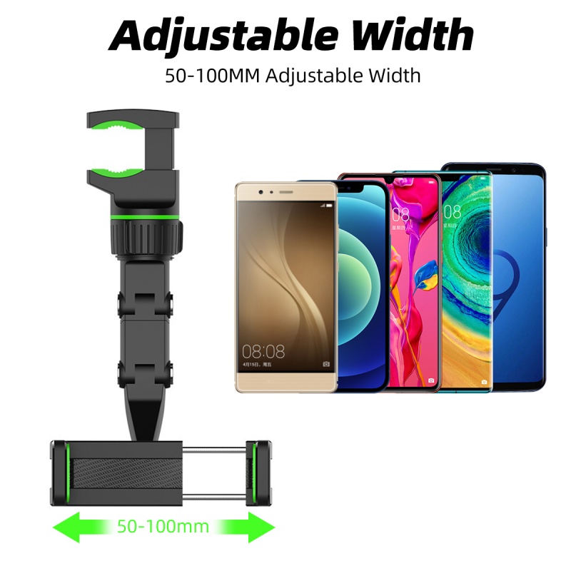 Giá đỡ điện thoại dạng kẹp HdoorLink gắn gương chiếu hậu ghế ngồi đa năng cho điện thoại thông minh/GPS