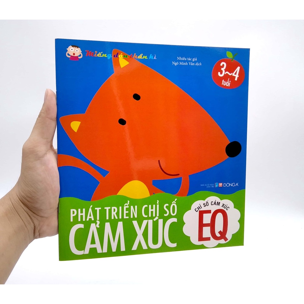 Sách- Miếng Dán Thần Kì - Phát Triển Chỉ Số Cảm Xúc EQ (3-4 Tuổi)