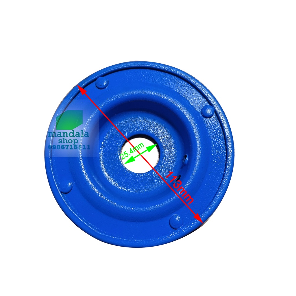 Đĩa cước xanh vỉ,đia cước cắt cỏ thép chất lượng cao, viền bo cong chống đứt cước