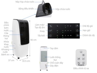 Quạt điều hoà Kangaroo KG50F20