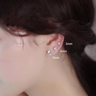 Bông tai nụ đá đủ size siêu xinh-Nụ đá bạc ta Basic