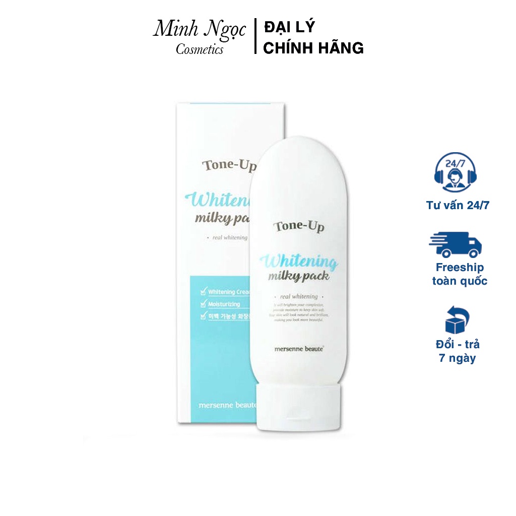 Kem Dưỡng Trắng Da Body Tone Up Whitening Milky Pack Mersenne Beaute