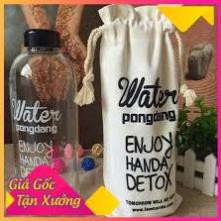 🍀 Giá sỉ 🍀  Bình đựng nước PongDang Detox 1 lít kèm túi