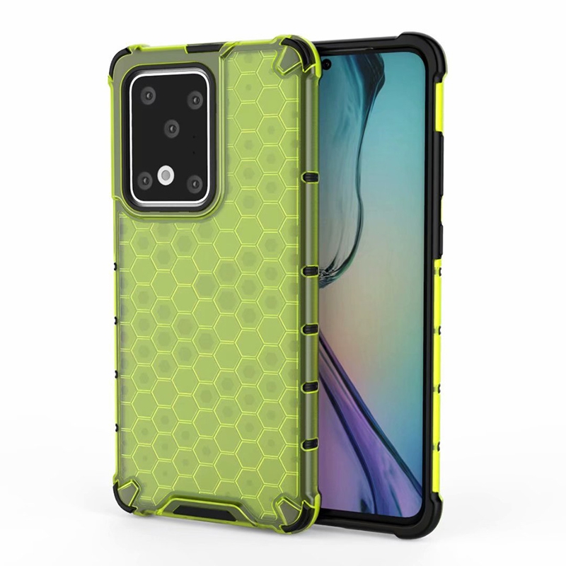 SAMSUNG Ốp Lưng Nhựa Cứng Trong Suốt Họa Tiết Tổ Ong Cho Samsung Galaxy S20 S20 Plus S20 Ultra S20Plus S20Ultra 6.2 "6.7" 6.9 "