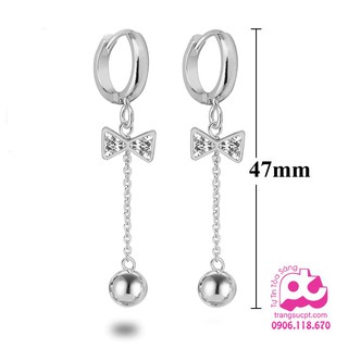 Bông tai inox nữ cao cấp bảo hành không đen - SY_BT_63