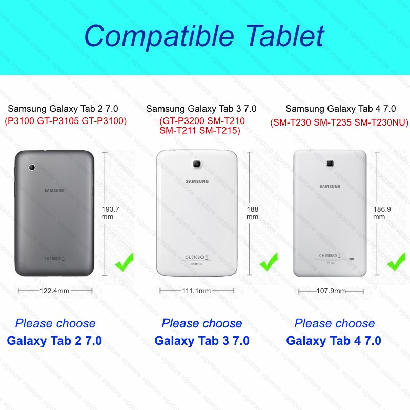 Ốp Máy Tính Bảng Có Giá Đỡ Cho Samsung Galaxy Tab 2 7.0 / Samsung Galaxy Tab 3 7.0 / Samsung Galaxy Tab 4 7.0