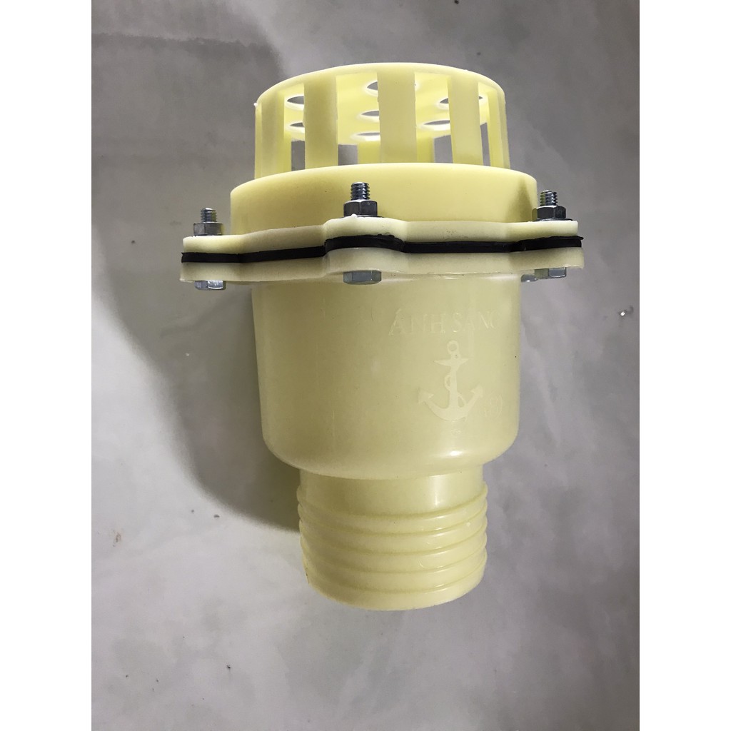 Lúp Bê Máy Bơm Nước nhựa trắng (Rọ Lọc, Rọ Bơm, Giỏ Hút Nước) phi 50, phi 60, phi 75