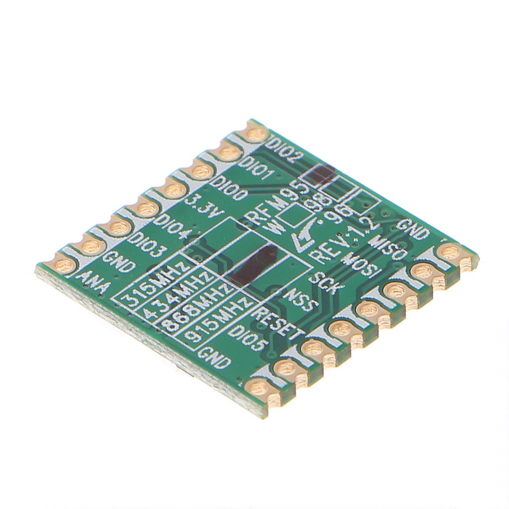 Mô đun thu phát sóng không dây LoRaTM RFM95 RFM95W SX1276 kích thước 1.5*1.6cm