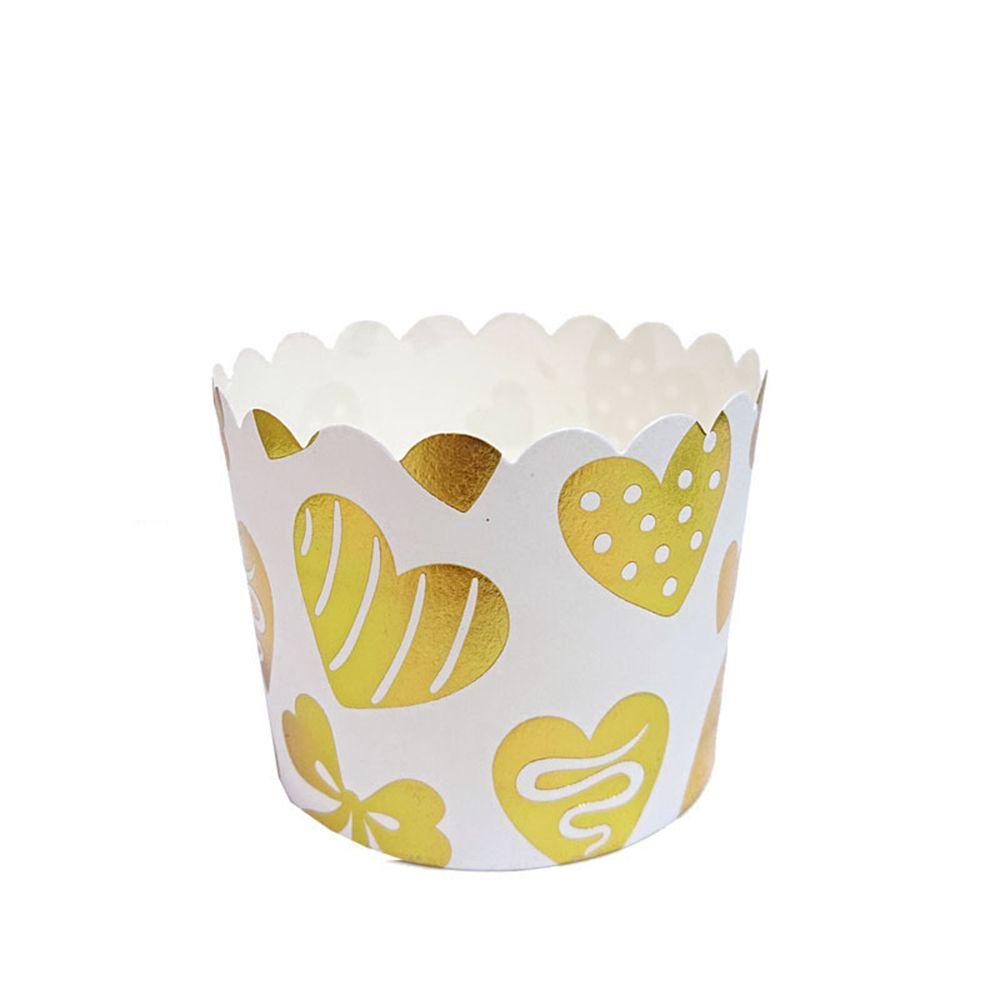 Bộ 50 Cốc Giấy Tráng Men|Đế Lót Bánh Cupcake Nhiều Màu