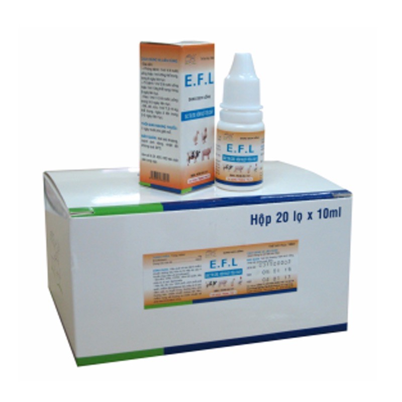 1 lọ EFL anova (10ml) cho Gia cầm, Gia súc.