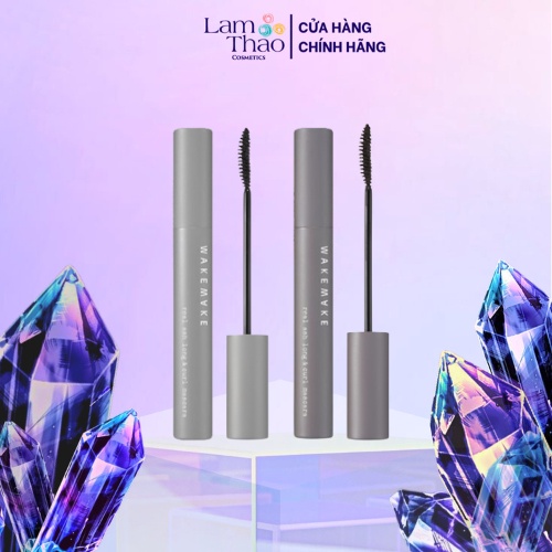 Mascara Làm Dài Cong Mi Wakemake Real Ash Long &amp; Curl Mascara