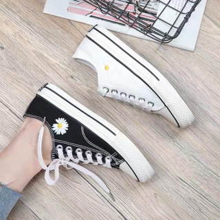 Giày hoa cúc cổ ngắn