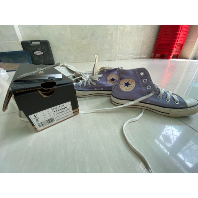 Giày Converse Cổ Cao Tím Lavender