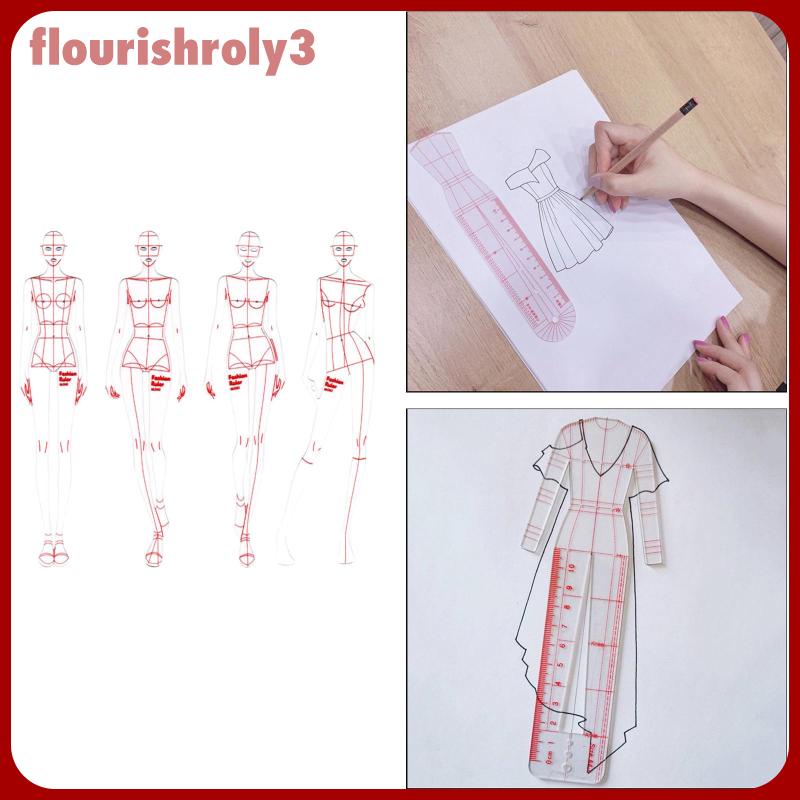 Bộ Thước Vẽ Phác Thảo Thiết Kế Thời Trang