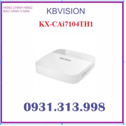 Đầu ghi camera KBVISION 4 kênh KX-CAi7104TH1 Hàng chính hãng