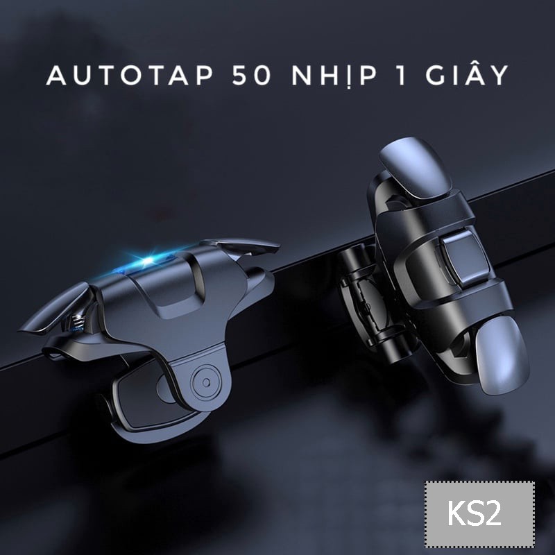 Nút bắn Pubg Mobile Auto Tab KS2 | Tặng kèm bao tay chống mồi hôi