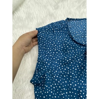 Áo voan kiểu Alue Blue