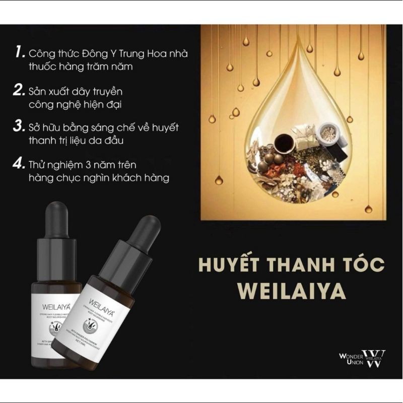 ⭐[SẴN SLL] Huyết thanh Serum Mọc Tóc Weilaiya Chính Hãng Cam Kết Hiệu Quả Kích Thích Mọc Tóc Nhanh Sau 12 Tuần sử dụng⭐