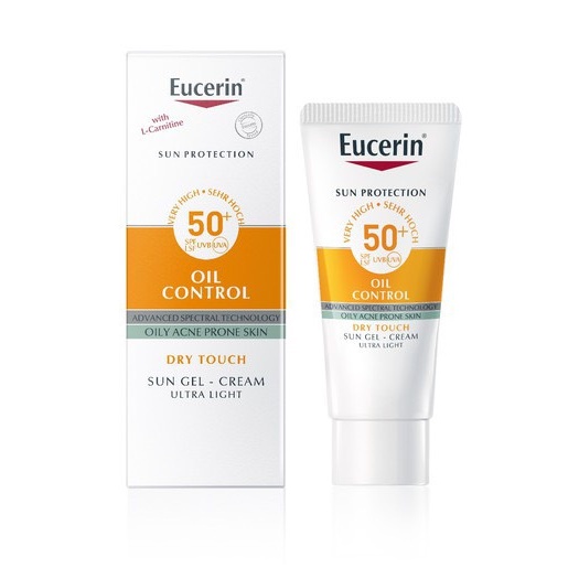 Minisize Kem Chống Nắng Cho Da Nhờn &amp; Mụn Eucerin Sun Gel-Cream Dry Touch Oil Control SPF50+ 5ml