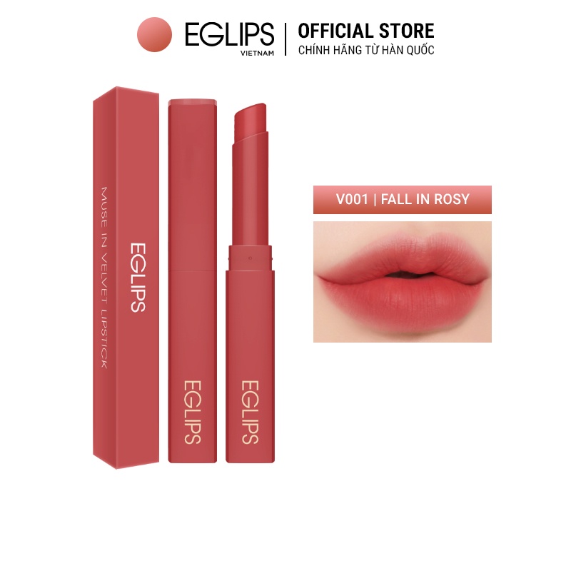 Son thỏi lì Eglips Muse In Velvet Lipstick 1.8g