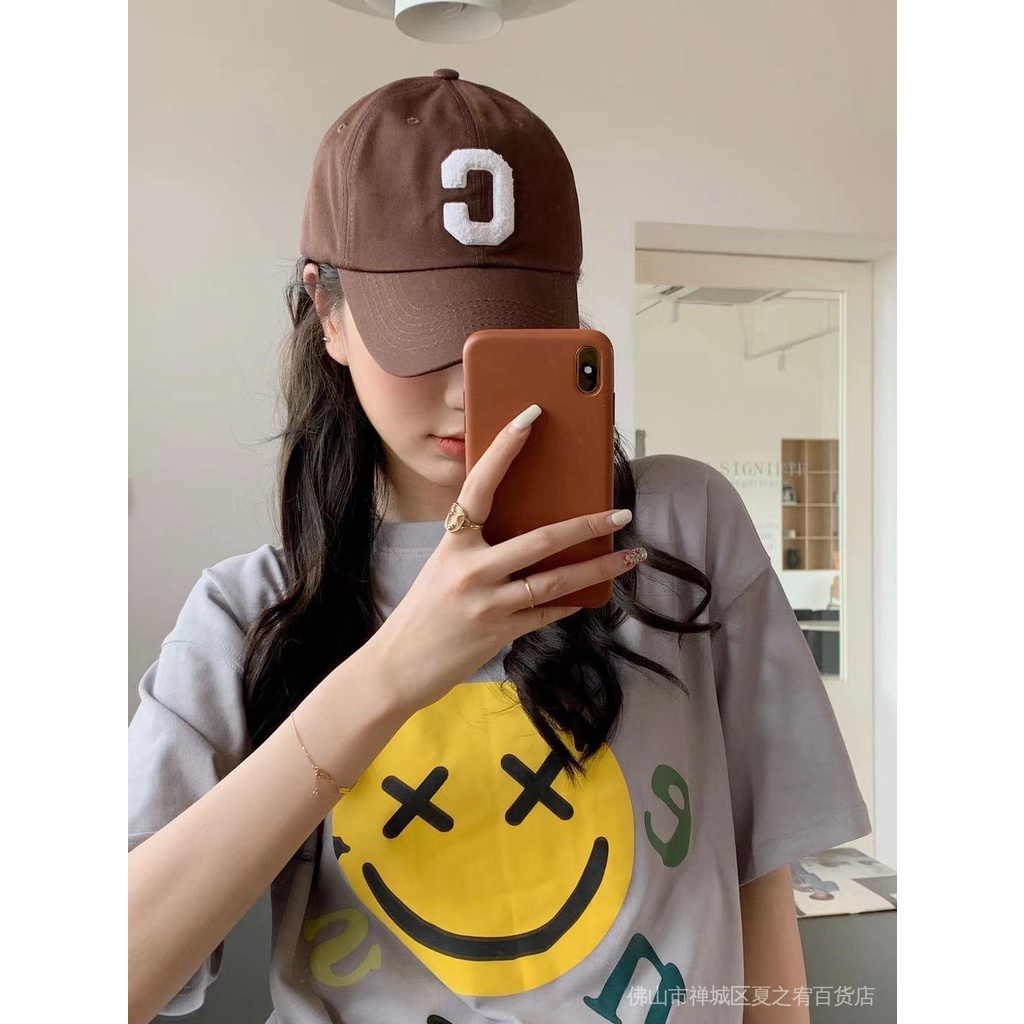 Nón lưỡi trai SR-STUDIO thêu chữ C lớn thời trang hàn quốc