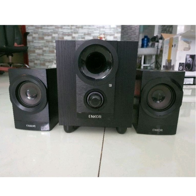 Loa vi tính Bluetooth Enkor E700 - 2.1 - Hàng Trưng Bày Chính Hãng