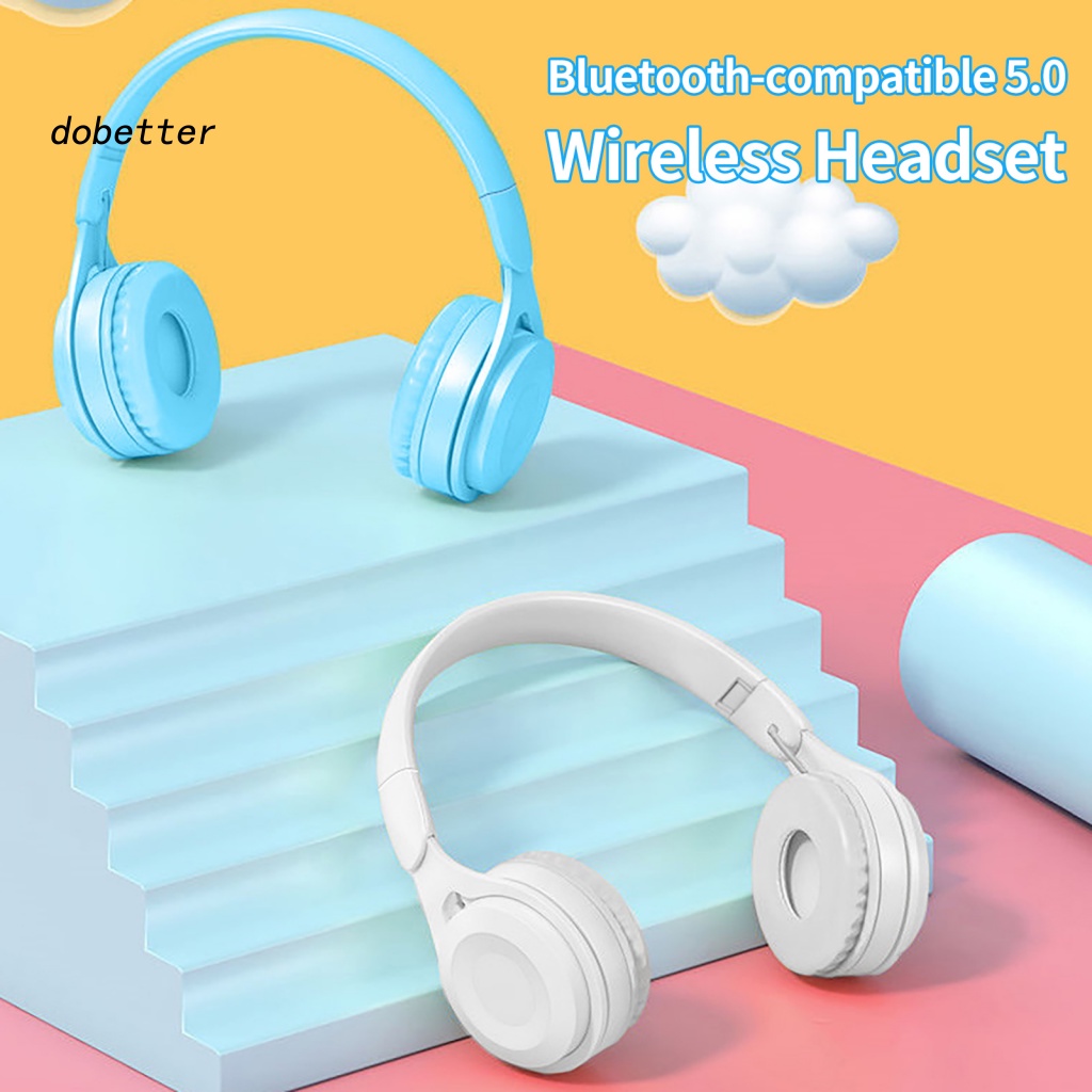 Tai Nghe Trùm Đầu Chơi Game Kết Nối Bluetooth 5.0 Có Đài FM Và Phụ Kiện
