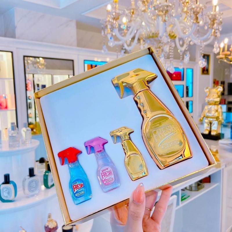 Set nước hoa Moschino Fresh Gold Couture EDP 50ml | Thế Giới Skin Care