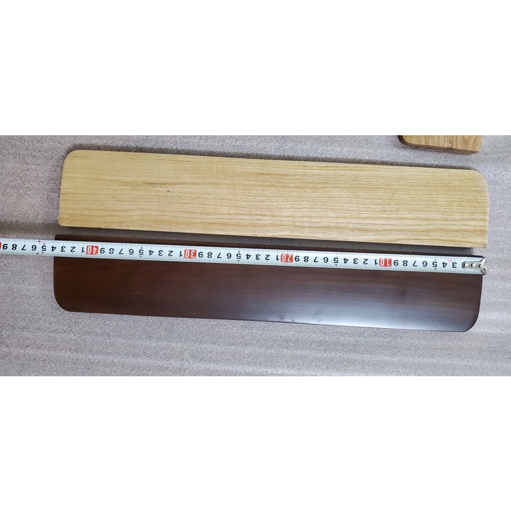 Kê Tay bàn phím cơ Wooden Wrist Rest | Gỗ Tần Bì  sơn PU hoàn thiện | Kích thước dài 30cm - 36cm - 44cm