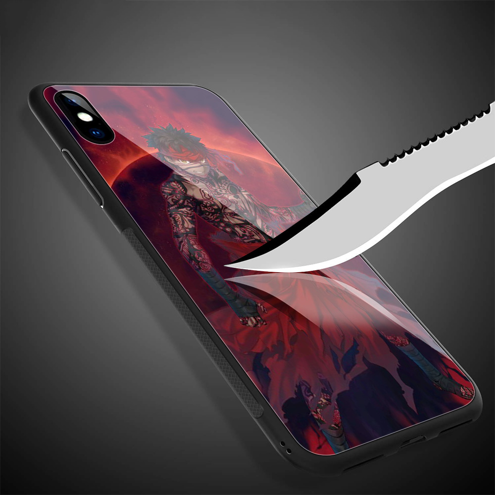 Ốp Lưng Mặt Kính Cường Lực Họa Tiết Hoạt Hình Tokyo Ghoul Cho Apple Iphone 12 Mini Pro Xs Max 8 5 5s Se 2020 Plus