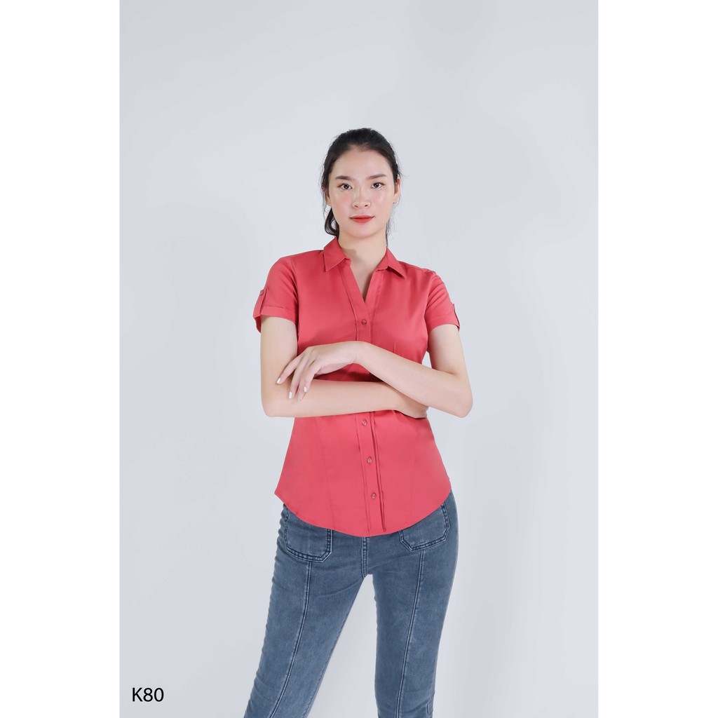 Áo Sơ Mi Tay Ngắn Xuất Khẩu Chính Hãng K80