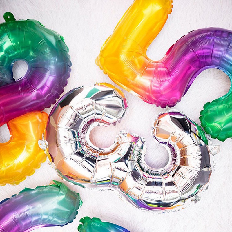 Bong Bóng Hình Số Trang Trí Tiệc