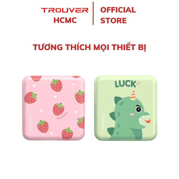 Pin Sạc Dự Phòng M4 Mini 10000mAh, LC6 Pro 20000mah công nghệ sạc nhanh 3.0, Siêu nhẹ, sạc iPhone, iPad Hàng Chính Hãng