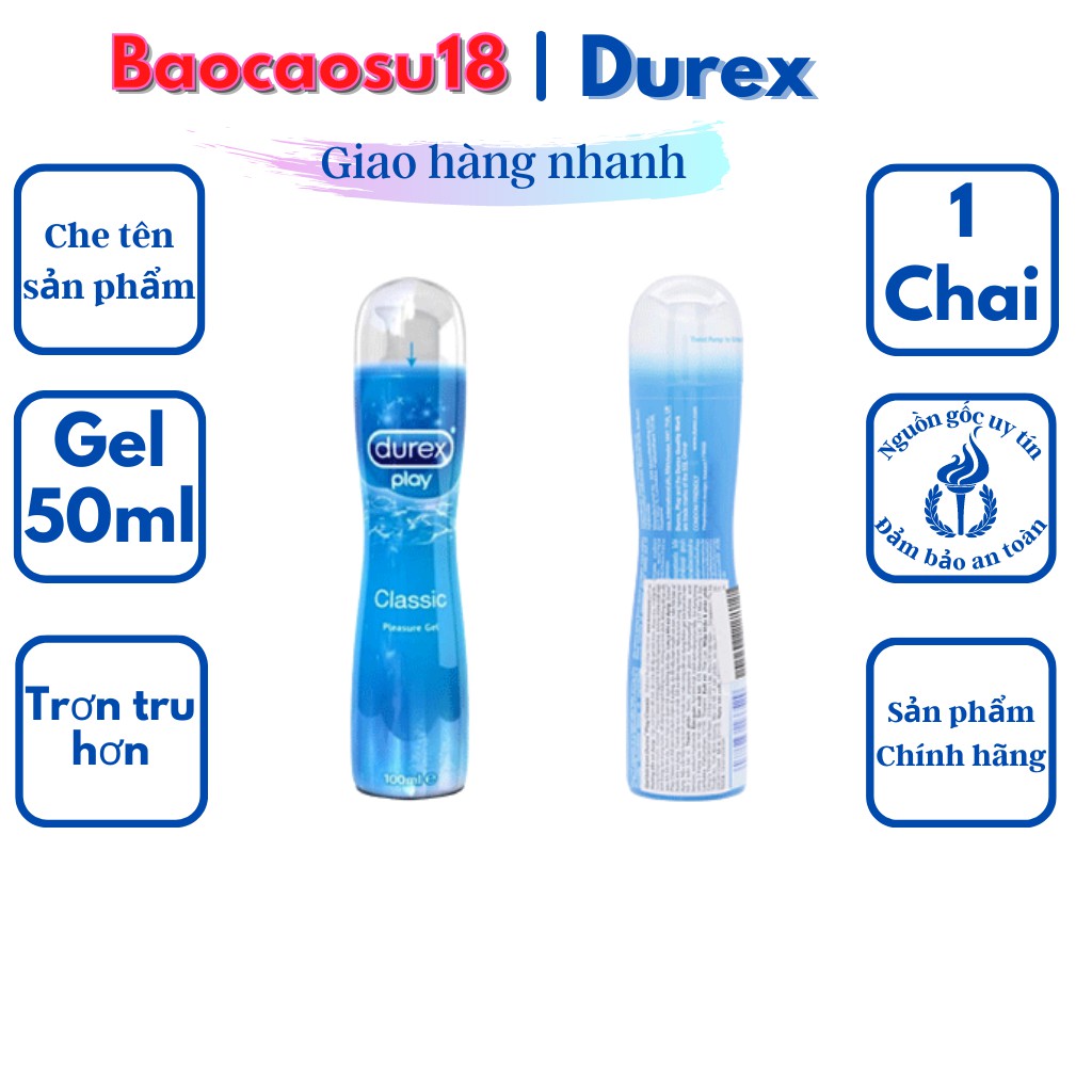 Gel Bôi Trơn Durex Play Classic 50ml.