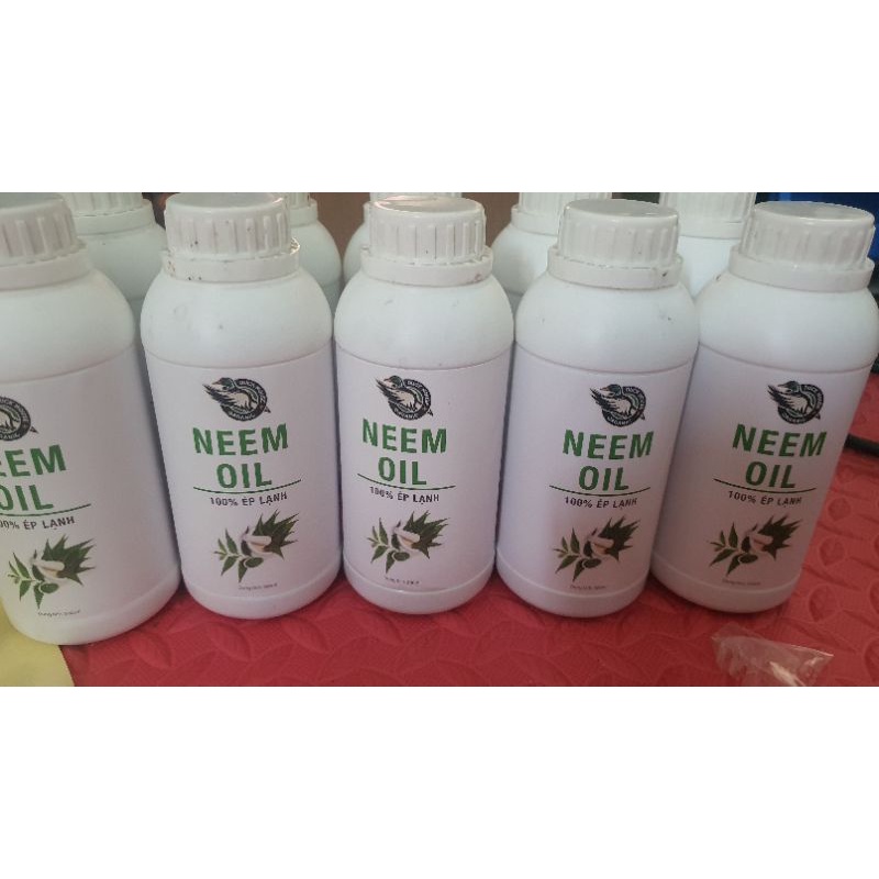 Neem oil geo tạo màng mix thêm tinh dầu chanh sả