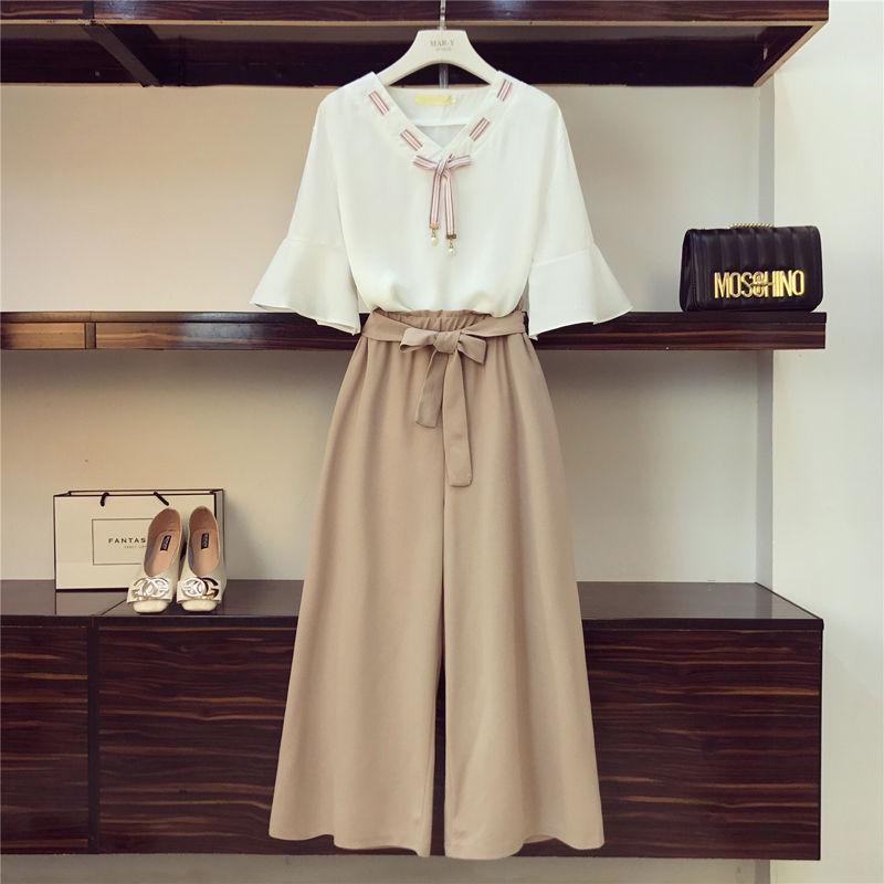 Quần Chiffon Ống Rộng Nhiều Tầng Tùy Chọn Phong Cách Hàn Quốc Thời Trang Mùa Hè 2023 Dành Cho Bạn Nữ