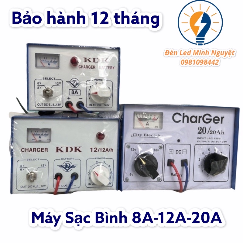 MÁY SẠC BÌNH ẮC QUY .8A.....12A.....20A.