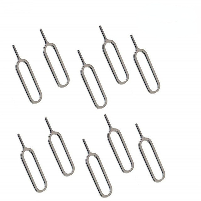 50pcs Metal SIM Card Tray Removal Eject Pin/ Key Tool Needle For smart phone