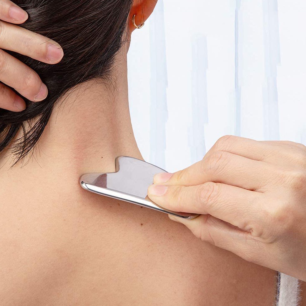 Bộ Salorie Dụng Cụ Mát Xa Mặt Và Cơ Thể Giảm Nếp Nhăn Làm Săn Chắc Da Bằng Thép Không Gỉ
