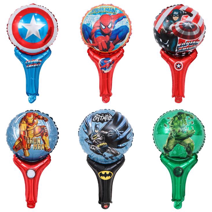 1 Bong Bóng Hình Khiên Captain America Trang Trí Tiệc Cho Bé