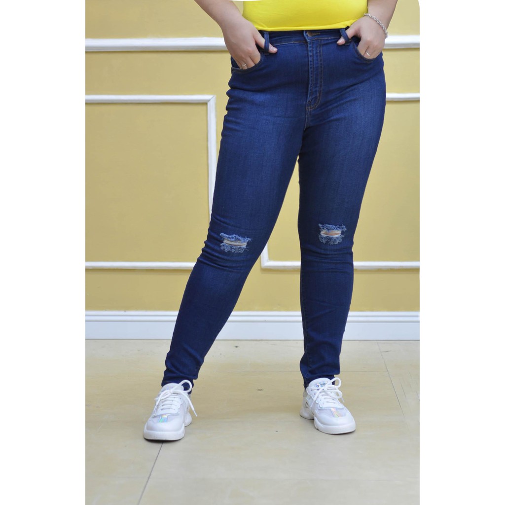 QUẦN JEAN RÁCH GỐI BIGSIZE