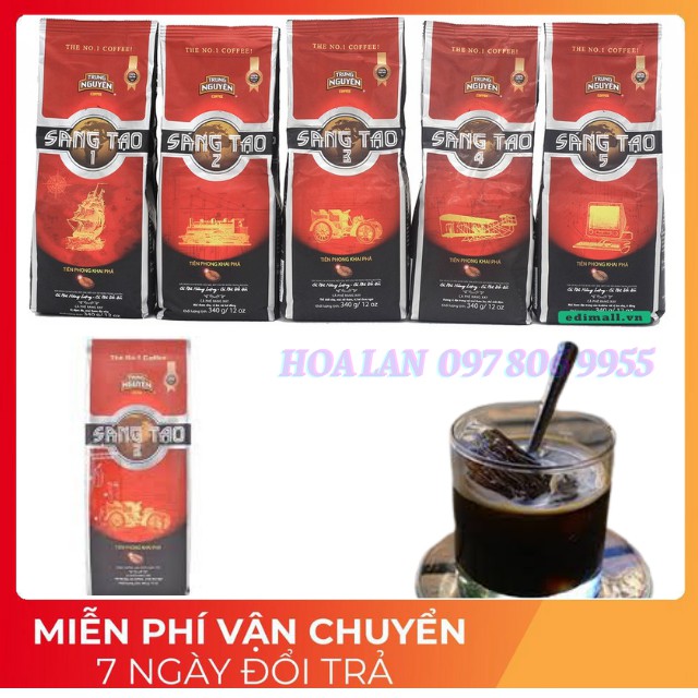 [Combo 5 gói] Cafe Sáng Tạo 3, cafe Trung Nguyên Số 3, Pha Phin