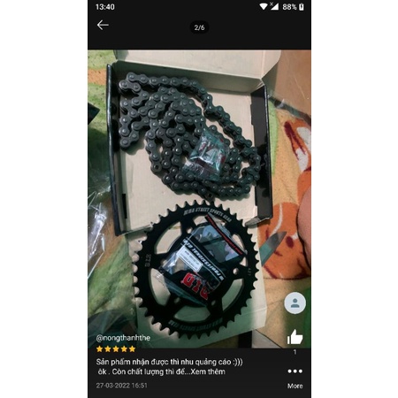 Nhông sên dĩa xe Exciter 150 , Fz150 sên DID 10 ly HDS