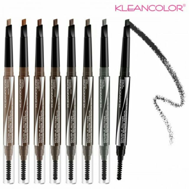 Chì kẻ mày Kleancolor Double Action Auto Eyebrow Pencil