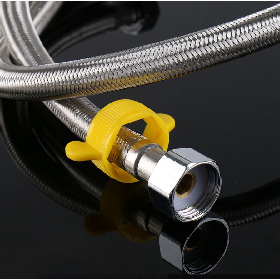 Dây cấp nước inox ren trong inox có gioăng kết nối vòi nước hay bồn cầu