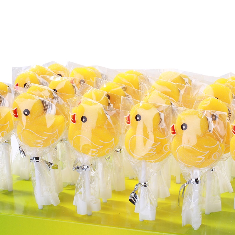 100g kẹo mút dẻo trái cây hình Vịt vàng-thỏ-cá heo-cây nấm-hướng dương nhỏ mềm ngon siêu đáng yêu
